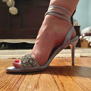 Badgley Mischka Jen Azure Blue Size 6 New - Unworn